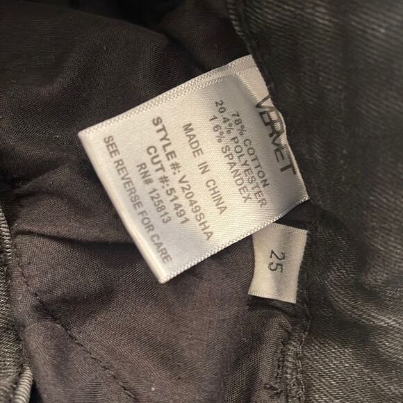 VERVET RIPPED Knee Button Fly sculpted skinny jeans - Picture 4 of 5